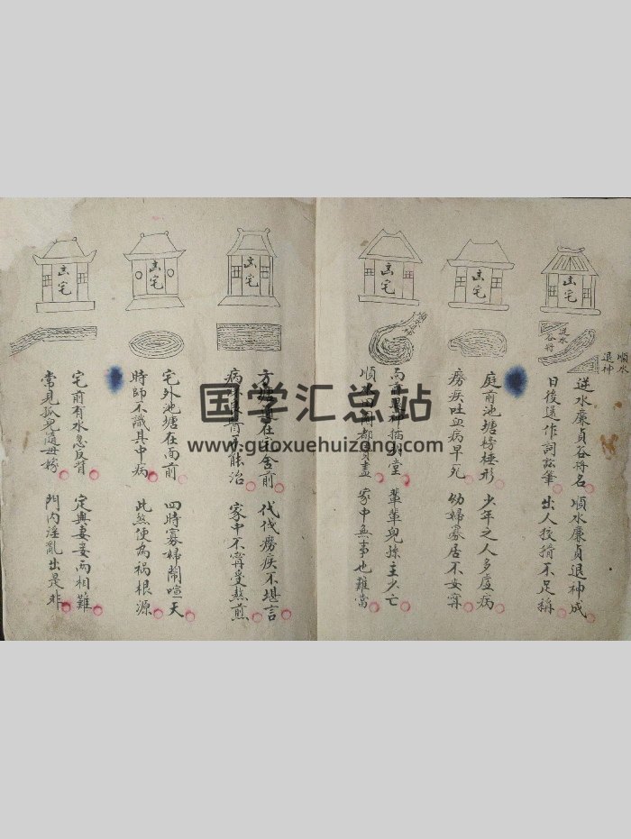 《杨公阳宅风水秘本》民国17年抄（56页）-封面风水堪舆