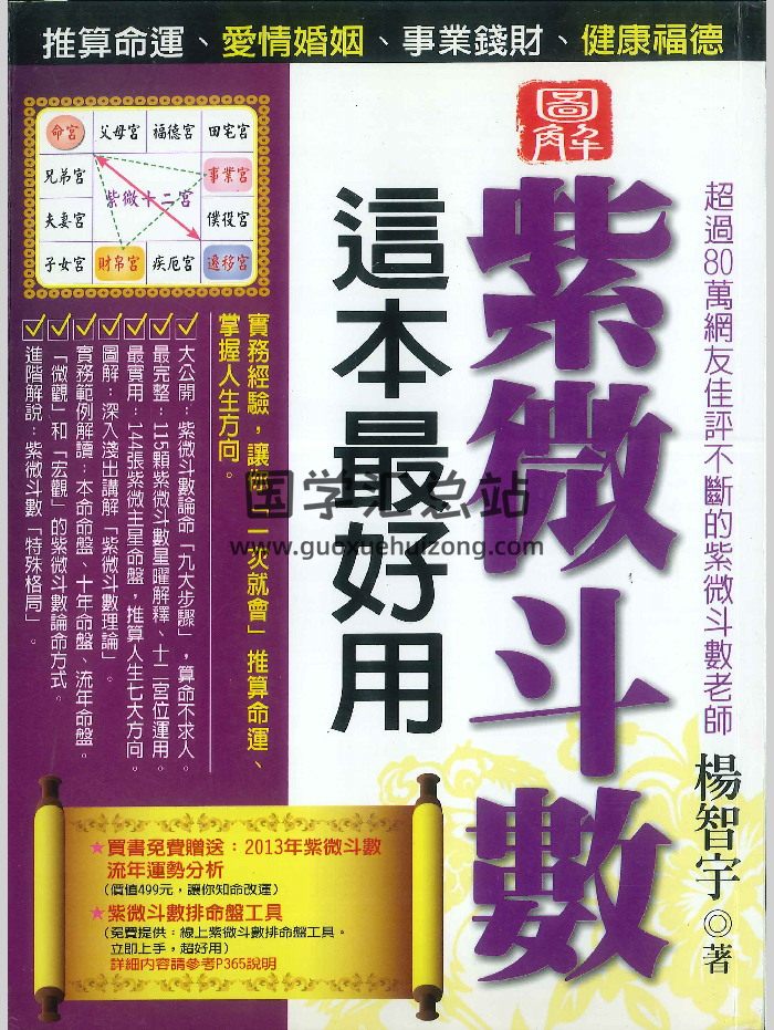 《紫微斗数这本最好用》杨智宇著  370页-封面紫微斗数