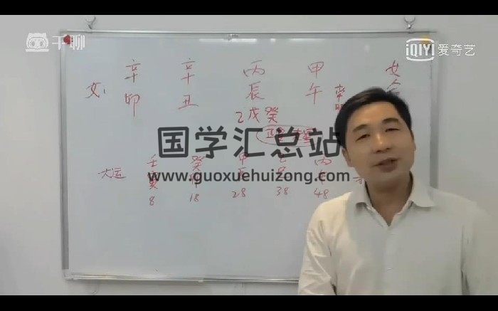 刘世杰盲派弟子班第2期（刘世杰《祖传盲派弟子班》铁口直断56集）-封面四柱八字