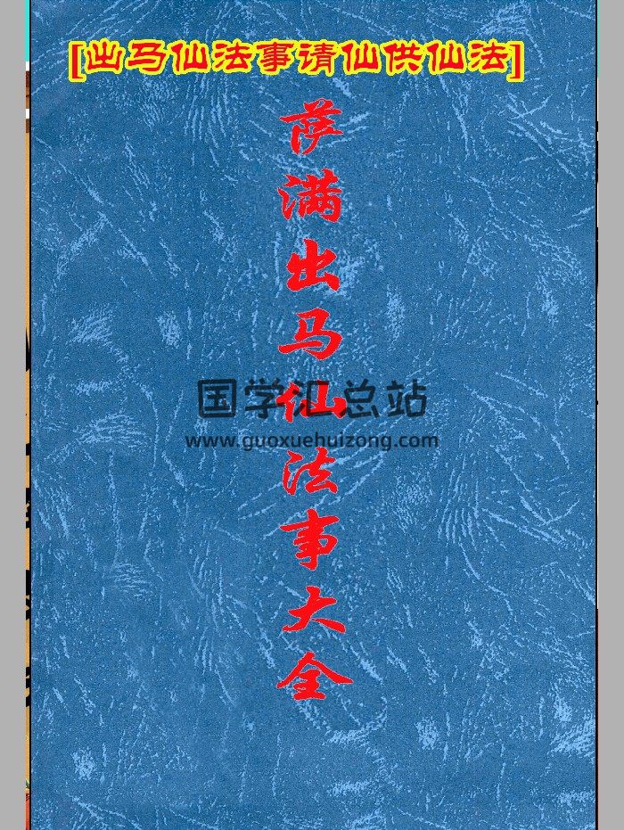 出马仙《萨满出马仙法事大全》判断及解决方法216页-封面道法符咒