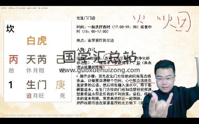 侯宗元《古传决策学运筹实战》5集视频约14小时-封面奇门遁甲