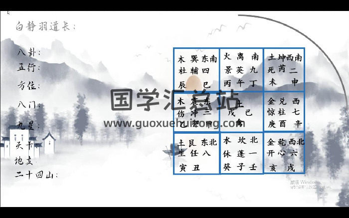 白静宇《国学经典奇门象学文化课》54集视频约5.5小时-封面奇门遁甲