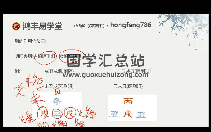 鸿丰《12小时教会你看八字》14集视频约16小时-封面四柱八字
