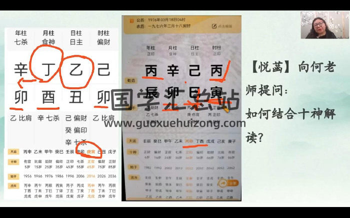 何泳慧2023年八字深造班视频35集-封面四柱八字