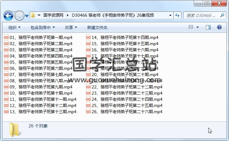 骆老师《手相亲传弟子班》26集视频 手相面相 第1张