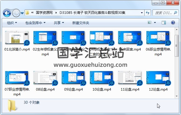 长清子 钦天四化紫微斗数视频30集 紫微斗数 第1张