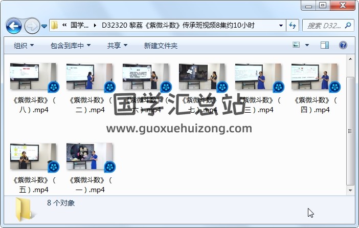 黎荔《紫微斗数》传承班视频8集约10小时 紫微斗数 第1张