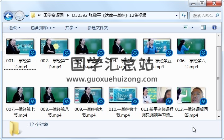 张敬平《达摩一掌经》12集视频 占卜预测 第1张