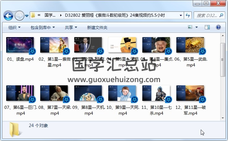 爱丽娅《紫微斗数初级班》24集视频约5.5小时 紫微斗数 第1张