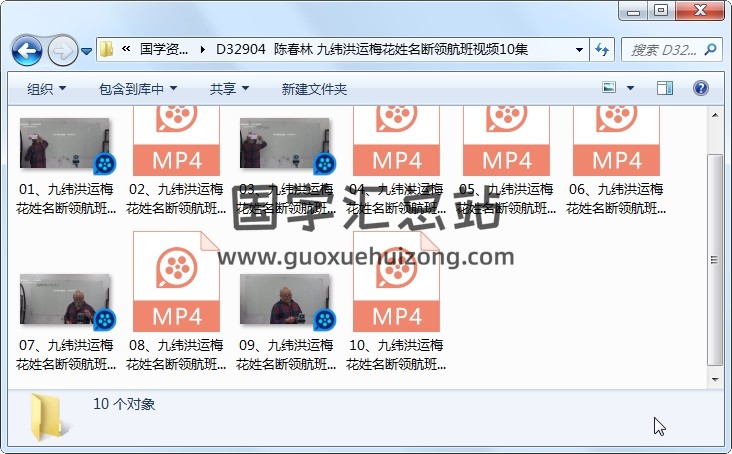 陈春林 九纬洪运梅花姓名断领航班视频10集 姓名测字 第1张
