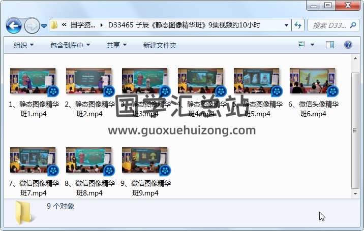 子辰《静态图像精华班》9集视频约10小时 手相面相 第1张