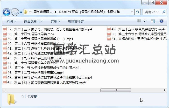 辰南《号码玄机高阶班》视频51集约19.5小时 术数其他 第1张
