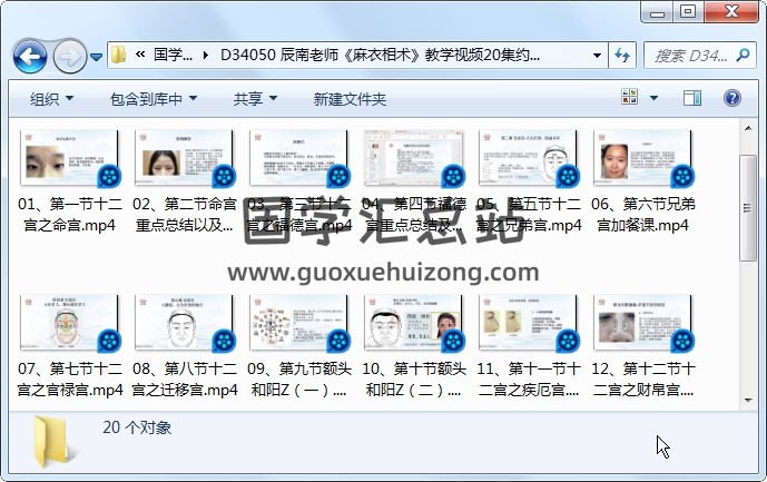 辰南老师《麻衣相术》教学视频20集约9小时 手相面相 第1张