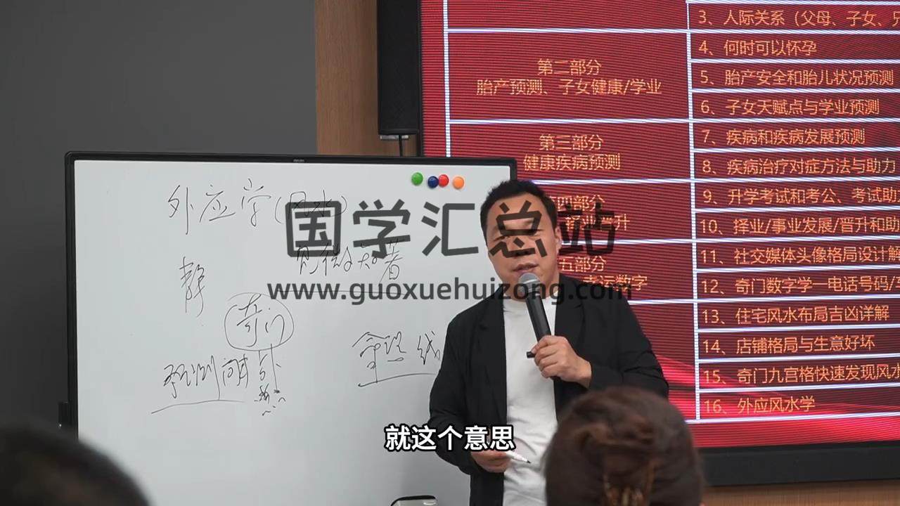 李志强（北大证书班）北京大学九维智慧高级研修班视频16集 易学相关 第2张