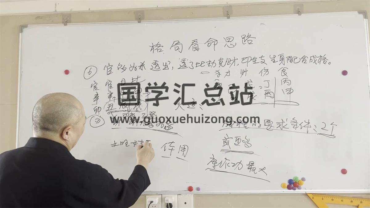 月光老师2024年9月八字格局和寿元看命思路高清视频51集 四柱八字 第2张
