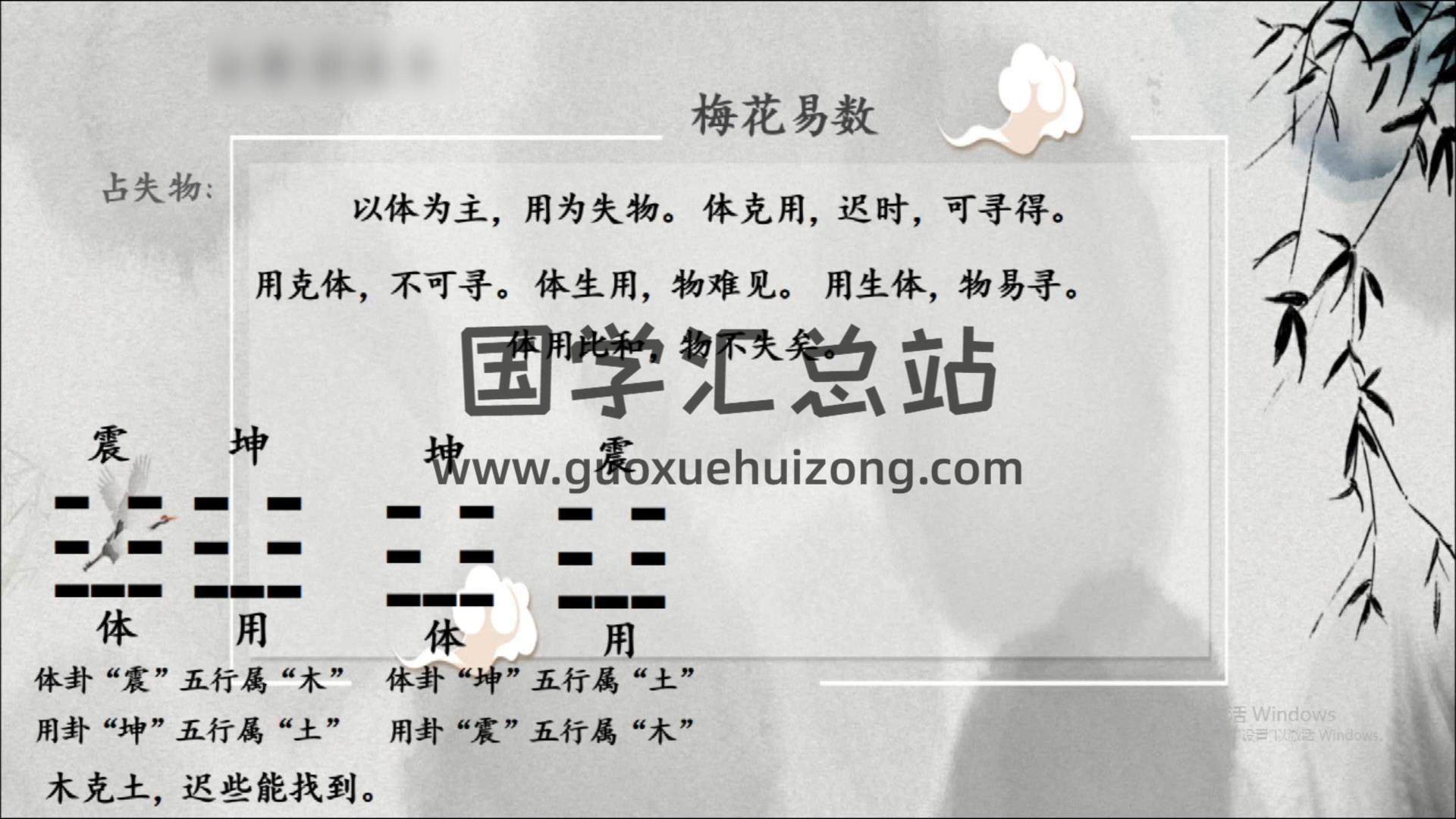 白静宇《道家梅花象学文化课》24集视频约2小时 梅花易数 第2张