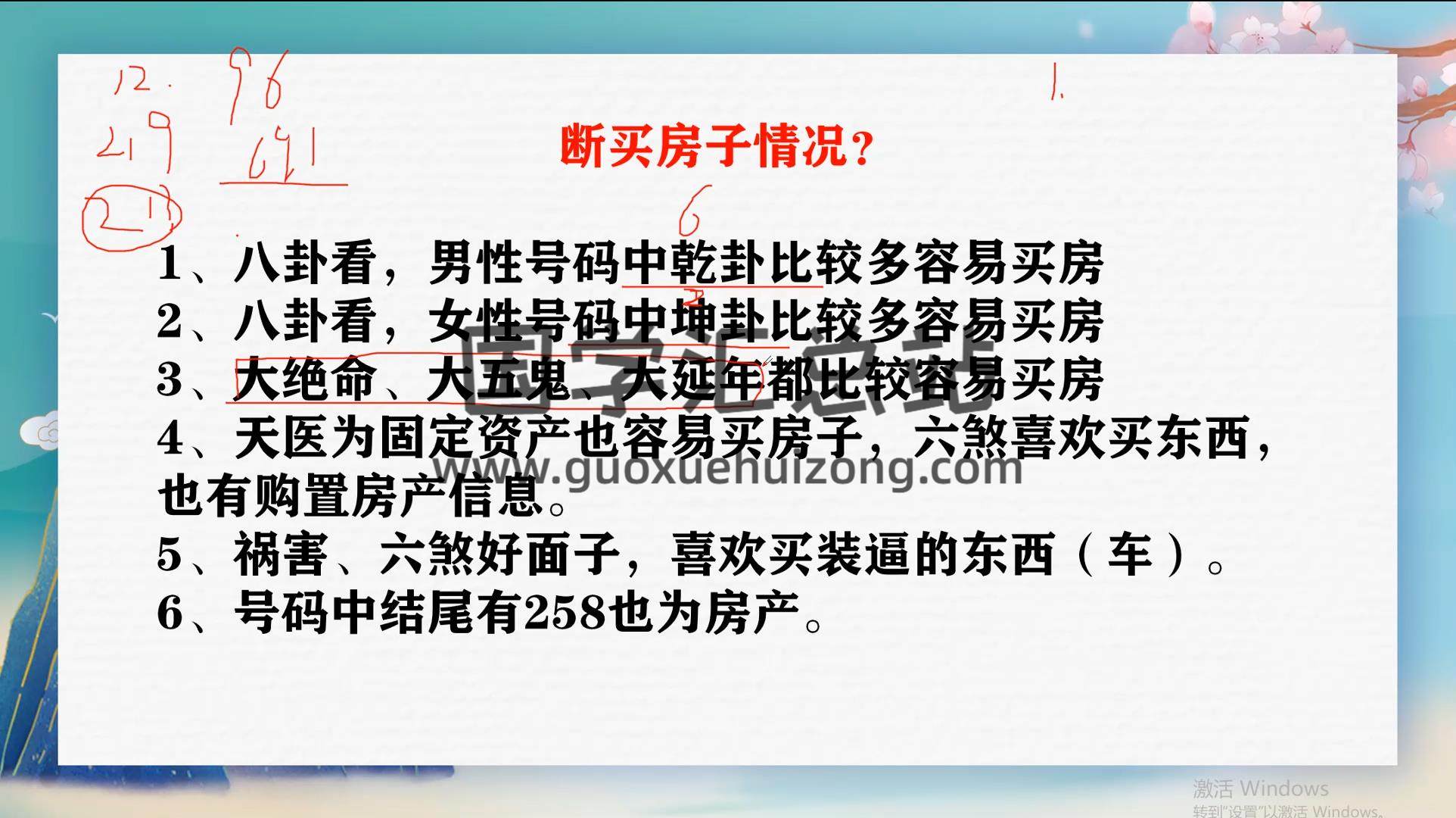 乐虎《数字风水》数字能量学47集视频约10小时 风水堪舆 第2张