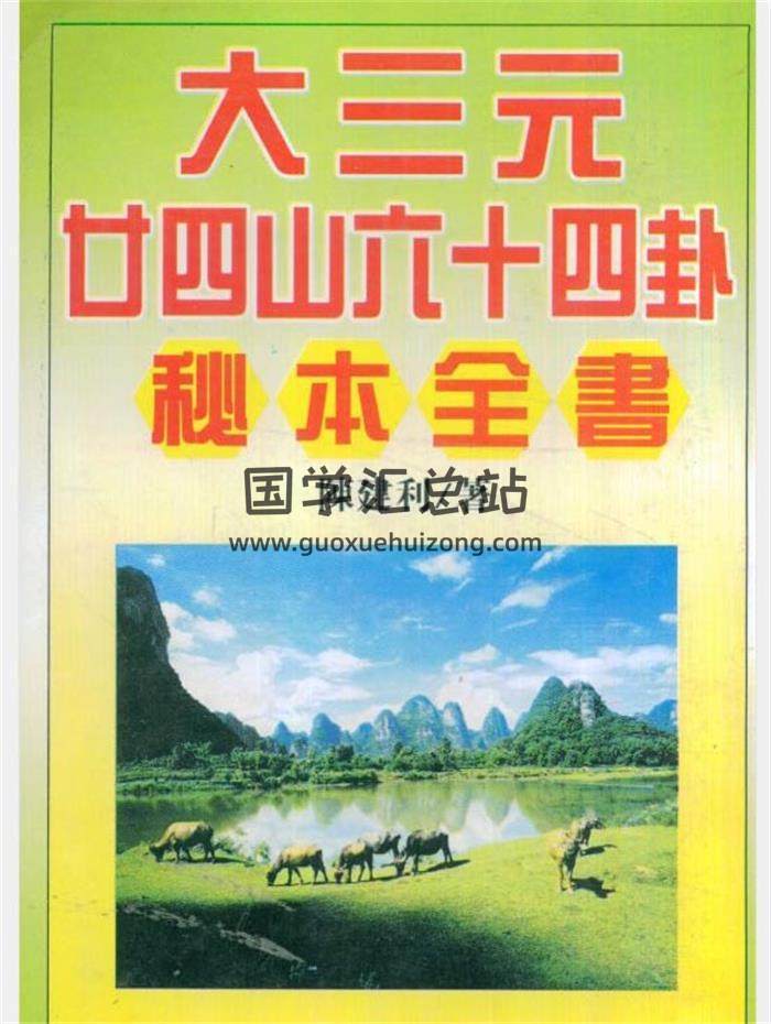 陈建利三合法、三元法、九星法二十四山至宝全书等10本PDF电子书百度网盘分享-封面易学