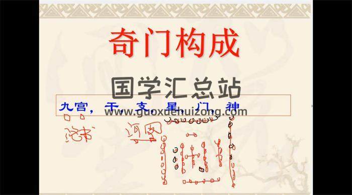 隋国明《谦宗鸣法奇门》第三期43集培训录像+课件全集百度网盘分享-封面奇门遁甲