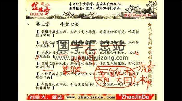 金瑞雪《紫微斗数函授视频课程高级班》斗数之春11讲百度网盘分享-封面易学