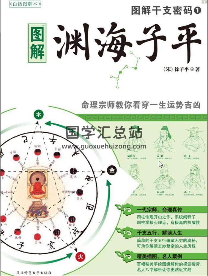 图解干支密码3册（渊海子平+穷通宝鉴+子平真诠）PDF电子书PDF百度网盘分享-封面命理学