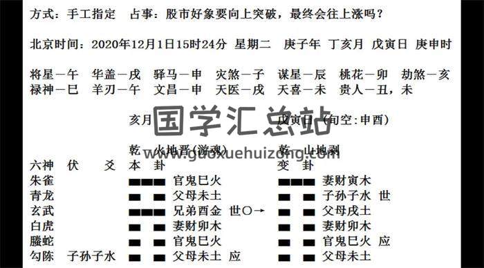 朱辰彬老师2021年全年《野鹤六爻深化理论实例讲座》29集视频课程-封面六爻