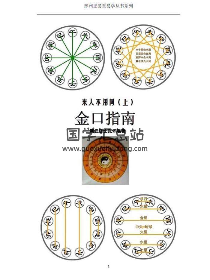 襄云居士张怀远 金口诀书籍《来人不用问》上下两册PDF电子书百度网盘分享-封面易学