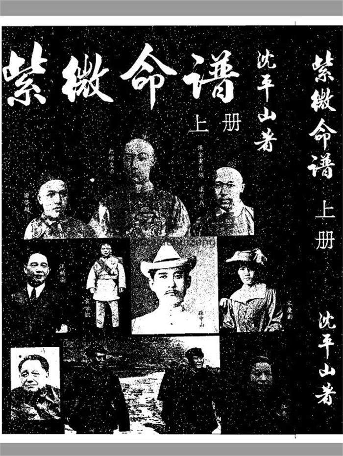 沈平山《紫微命谱》上下册PDF电子书 百度网盘分享-封面易学