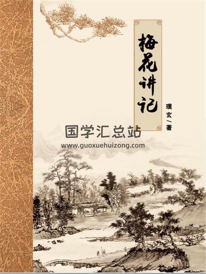 璞玄老师《梅花讲记》金口透易梅花占课程记录393页PDF电子书-封面易学