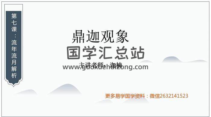 鼎迦 迦南《微信头像预测》15集视频课程 百度网盘分享-封面易学
