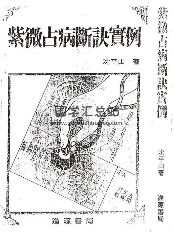 沈平山《紫微斗数占病断诀实例》180页（双页）PDF电子书-封面易学