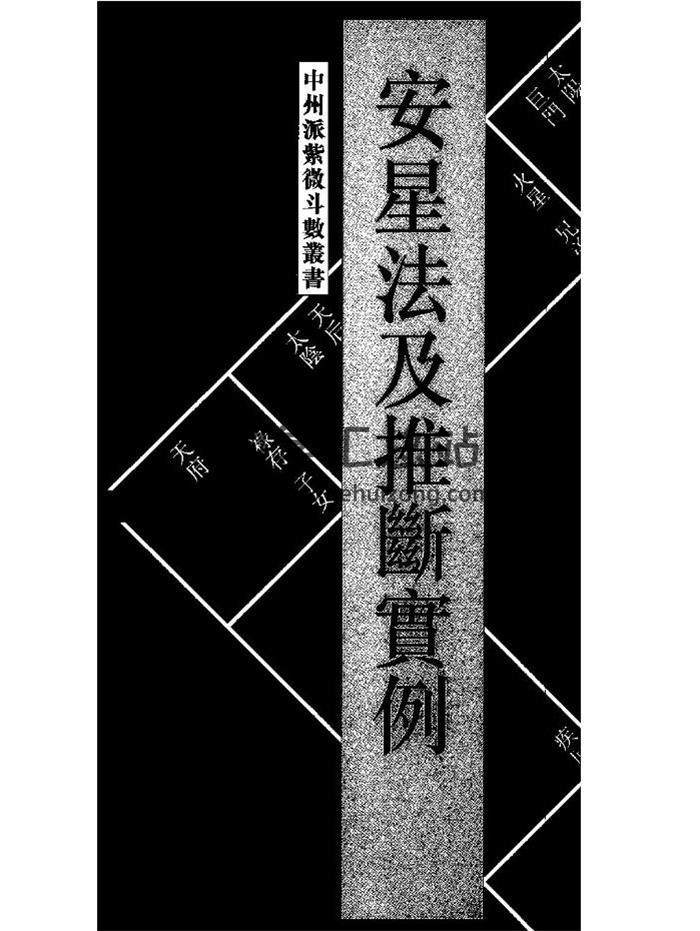王亭之《安星法及推断实例》105页（双页版）PDF电子书-封面易学