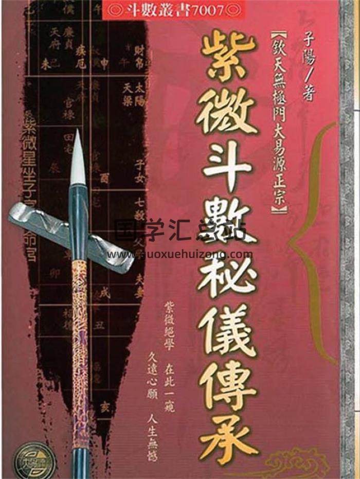 李子阳《紫微斗数秘仪传承》261页（双页版）PDF电子书-封面易学
