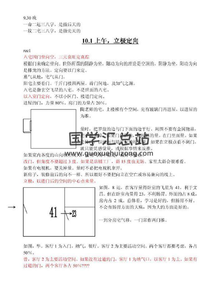 冠元《玄空风水面授笔记》完整版46页PDF电子书-封面易学