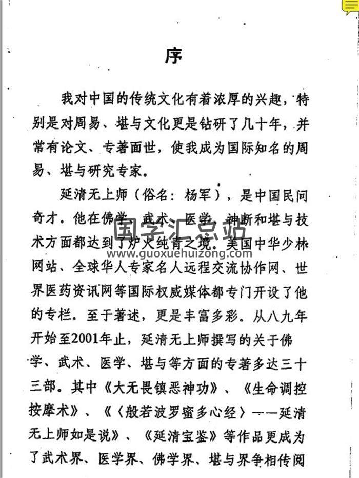 杨军《延清无上师一掌断乾坤》51页(双页版)PDF电子书-封面易学