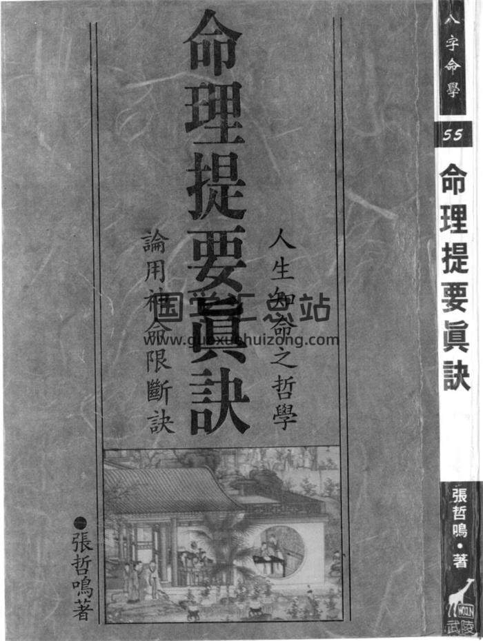 张哲鸣《命理提要真诀》225页PDF电子书-封面命理学