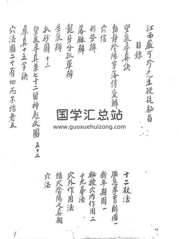 風水書籍《江西嚴可珍先生授徒秘旨》118頁PDF電子書 百度網盤分享-封面易學