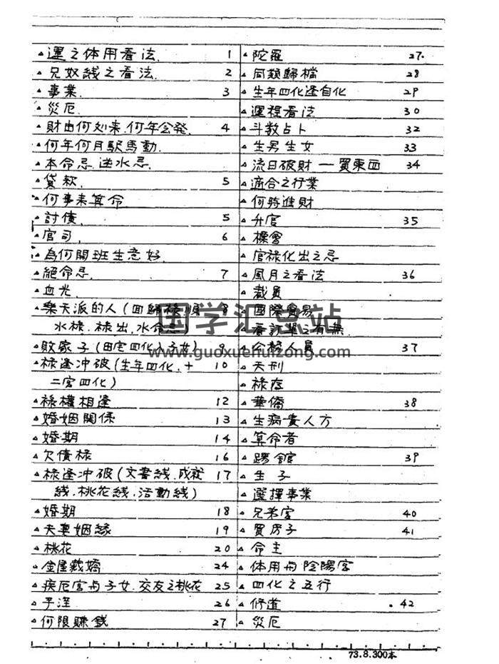 蔡明宏 73年授徒笔记181页PDF电子书-封面易学