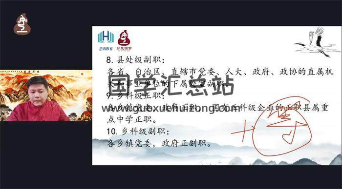 宏易老师《易学精研班》113集视频-封面易学