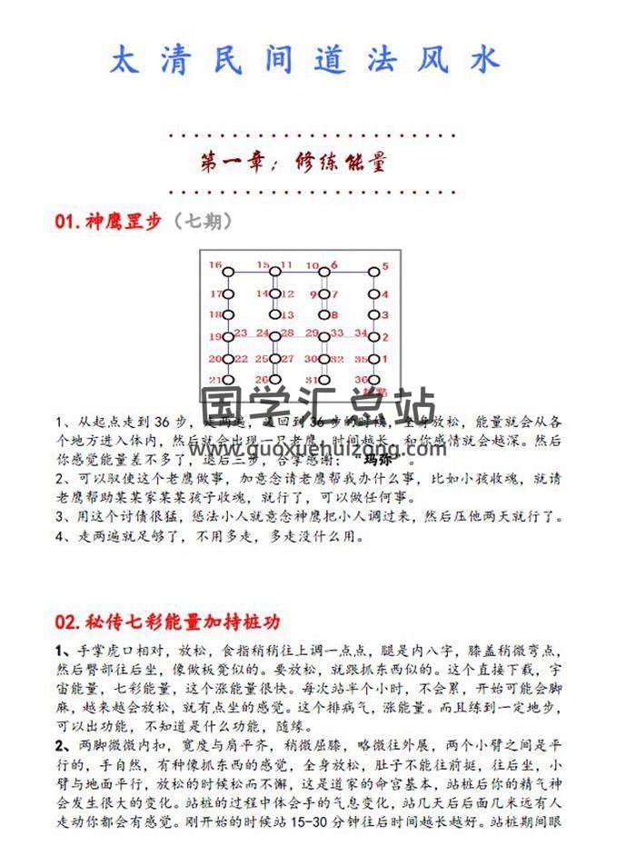 《太清民间道法风水》完整定稿109页PDF电子书 百度网盘分享-封面易学