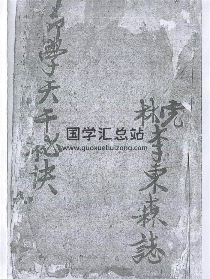 命理古籍《纂集星中诸家口诀》28页(双页版)PDF电子书-封面命理学
