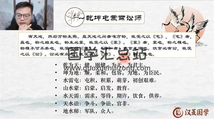广元先生《易经实战进阶课》70集视频+课件-封面易经