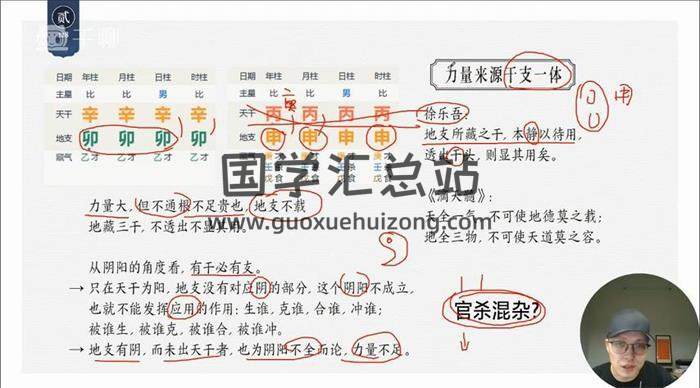 晟峰《子平真詮與格局應用》61集八字命理視頻-封面命理學