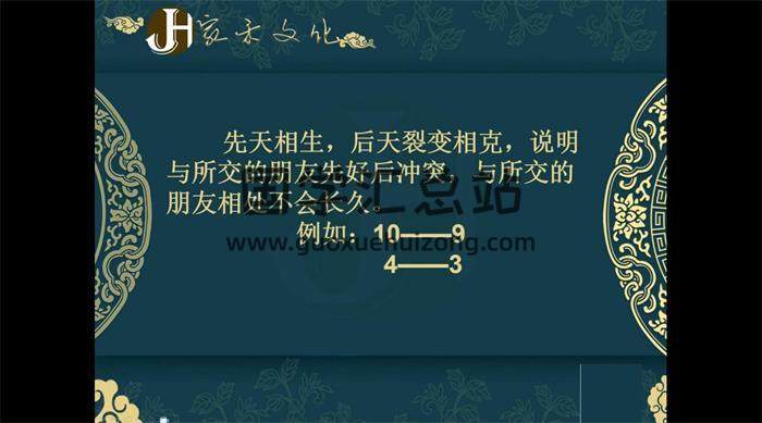 李函家《數字八字上下下》11集視頻+13集音頻-封面四柱八字
