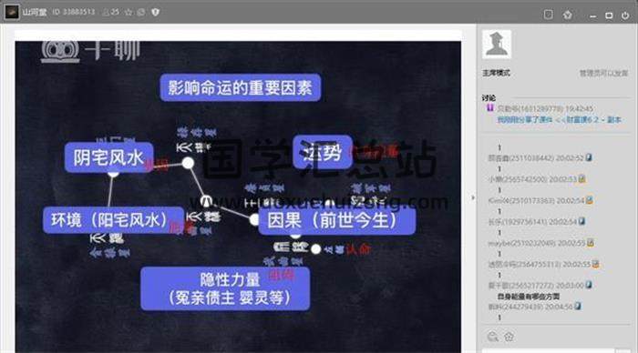 山河堂《通灵财富课》13集视频-封面易学相关