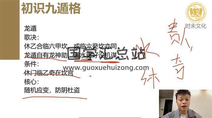 钟波时末圈 奇门遁甲 带学篇 52集视频-封面易学