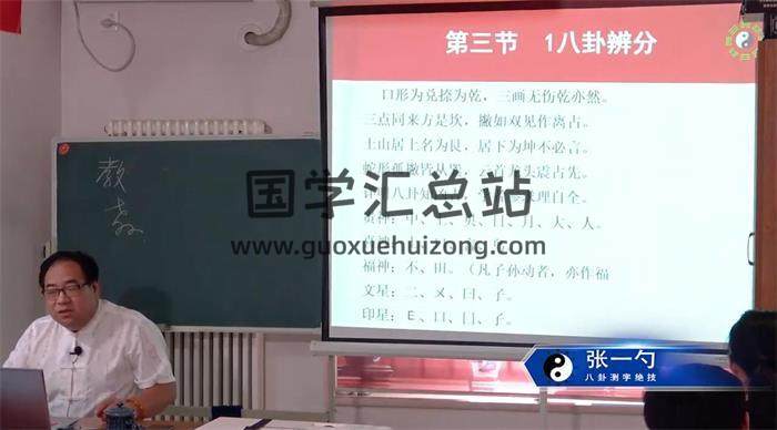 张一勺《八卦测字秘笈讲座视频》12集视频-封面姓名学