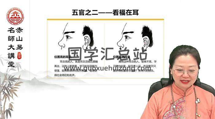 周心羽《头像面相课程》31集相学视频-封面相学