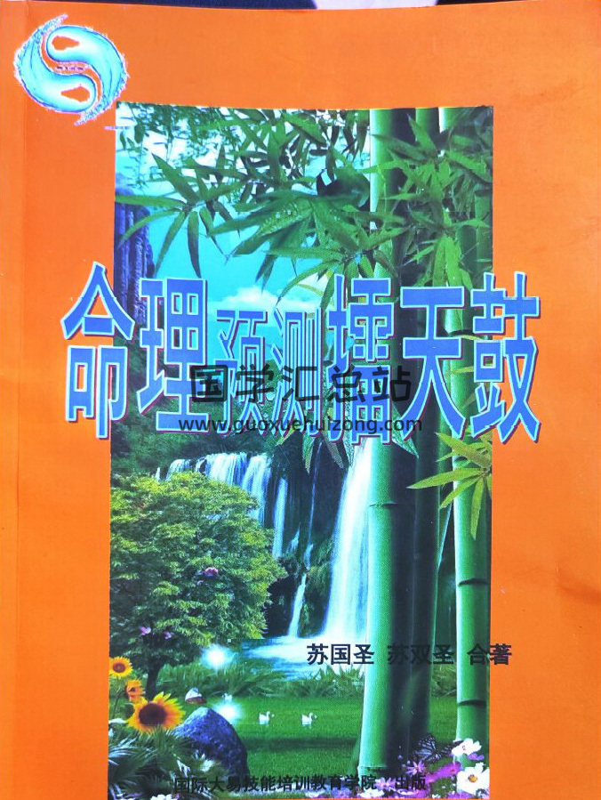 苏国圣、苏双圣《命理擂天鼓》284页PDF电子书-封面命理学