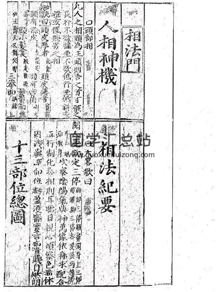 《人相神机相法纪要》28页PDF电子书-封面相学
